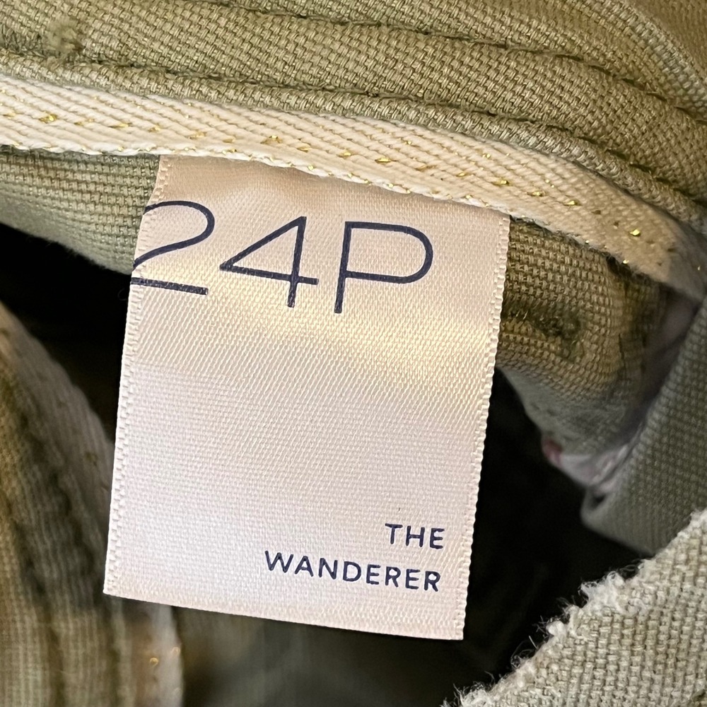 Pilcro Wanderer Embroidered Utility Shorts Green 24 Petite Anthropologie - Picture 10 of 13